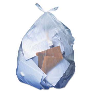 Heritage Linear Low-density Can Liners, 56 Gal, 1.1 Mil, 43" X 47", Clear, 100-carton freeshipping - TVN Wholesale